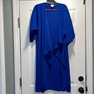 EUC Blue LulaRoe Shirley Kimono Size M